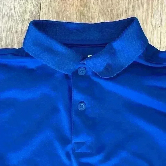 Chaps Blue Polo Short Sleeve Shirt Kids Boys Size Small 8 School Uniform EUC - Picture 2 of 5